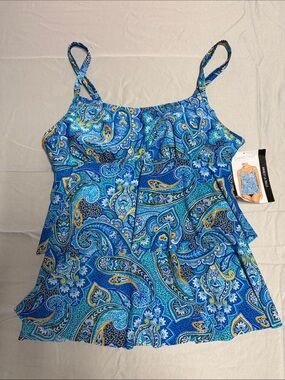 Christina Women's Tankini Swimwear top  | Sz 10